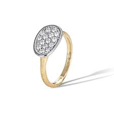 LUNARIA 18K YELLOW GOLD AND DIAMOND RING .28CT