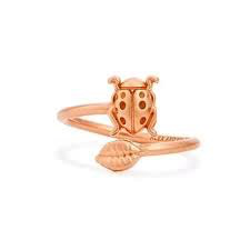 Ladybug Wrap Ring (14kt Rose-Gold)