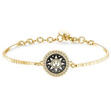 Chakra Sun Coin Bracelet (Gold)