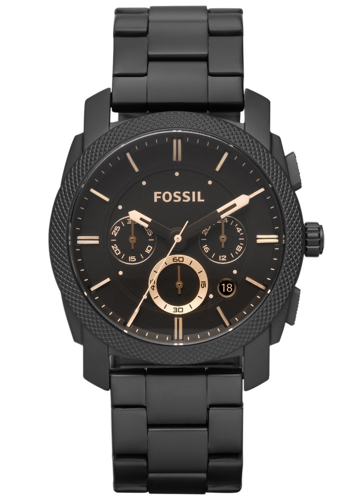 Machine Mid-Size Chronograph Watch (Black)