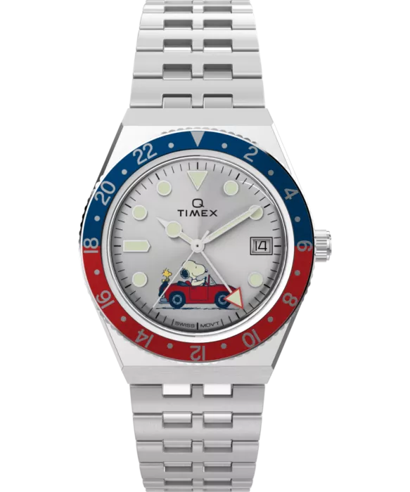 Timex® Analogue 'Peanuts Q Timex' Men's Watch TW2W83300
