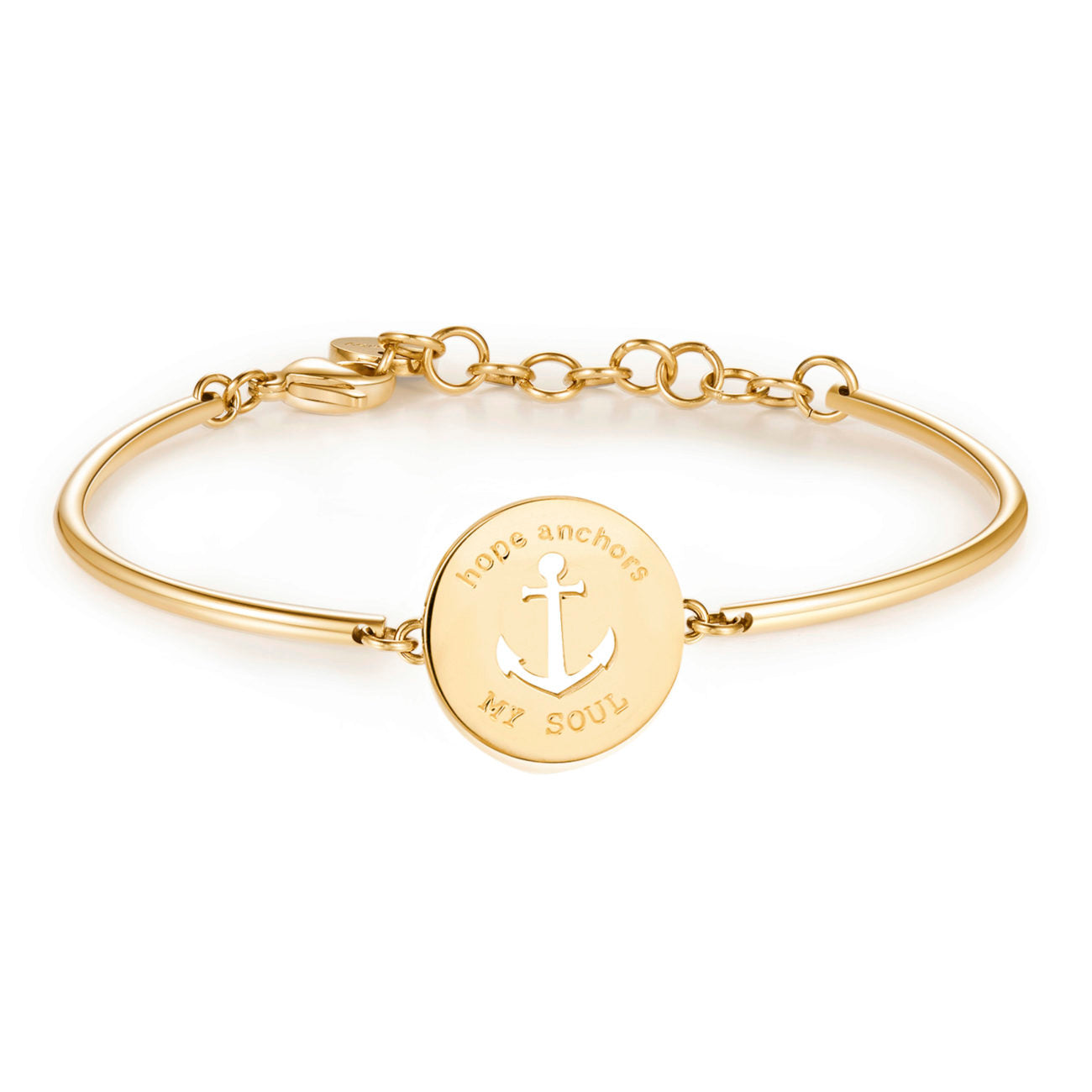 Chakra Anchor Pendant Bracelet (Gold)