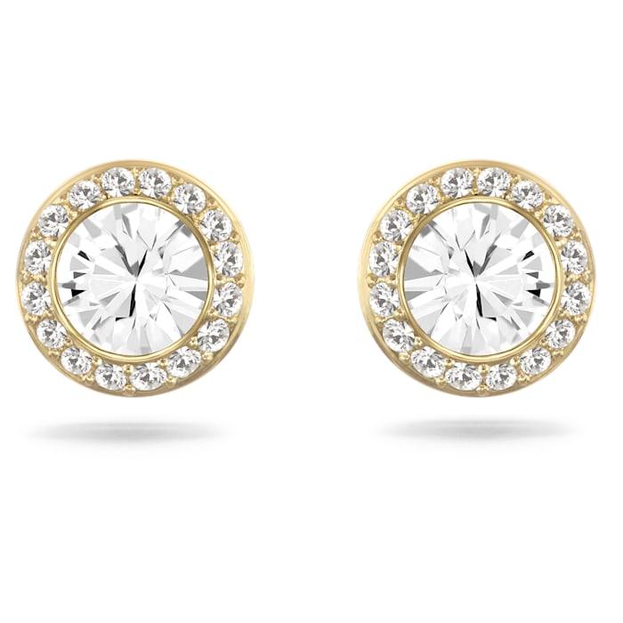 Angelic Stud Gold-Tone Plated Earrings