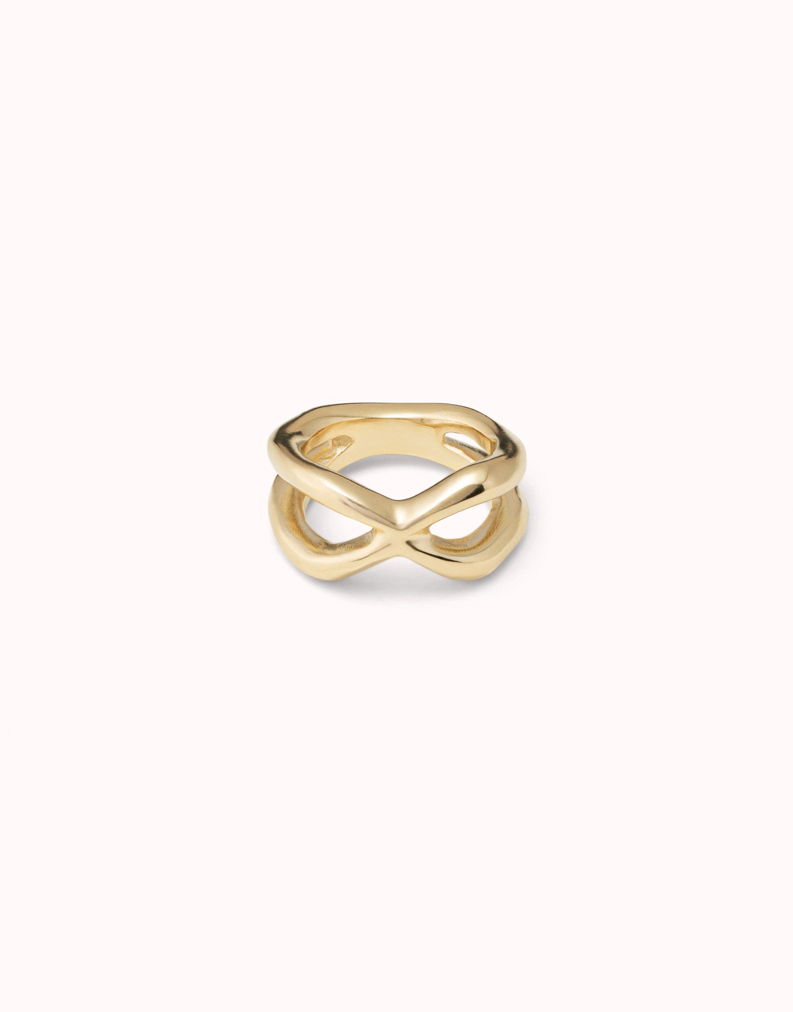 ANILLO CROSSED (Gold-Plated)