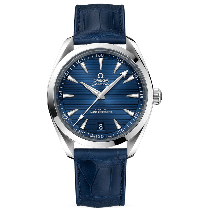 Omega Seamaster Aqua Terra 150M Steel on Leather Strap - 220.13.41.21.03.003