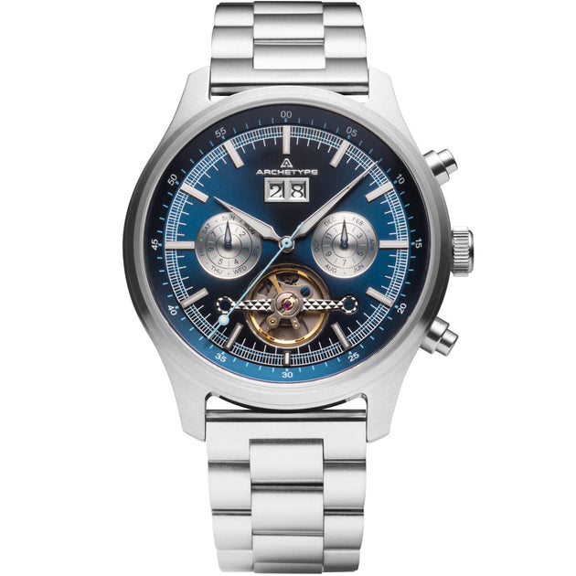 Archetype Blackhawk Automatic Calendar Navy