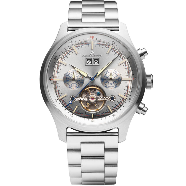Archetype Blackhawk Automatic Calendar Steel