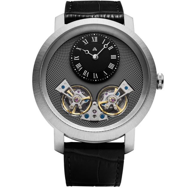 Archetype Caspian Automatic Silver Gunmetal Black