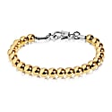 7mm Gold Bead Bracelet
