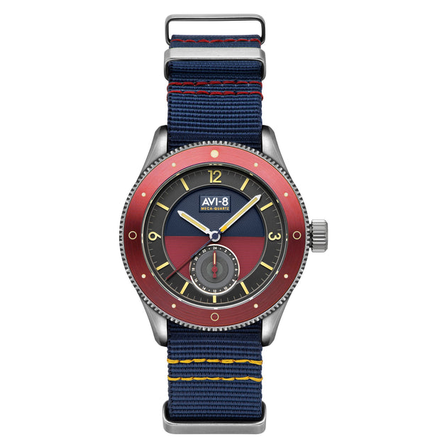 AVI-8 Flyboy Airmaster Sector Meca-Quartz Navy Blue