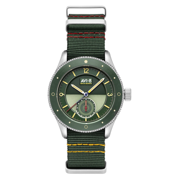 AVI-8 Flyboy Airmaster Sector Meca-Quartz Vert Green