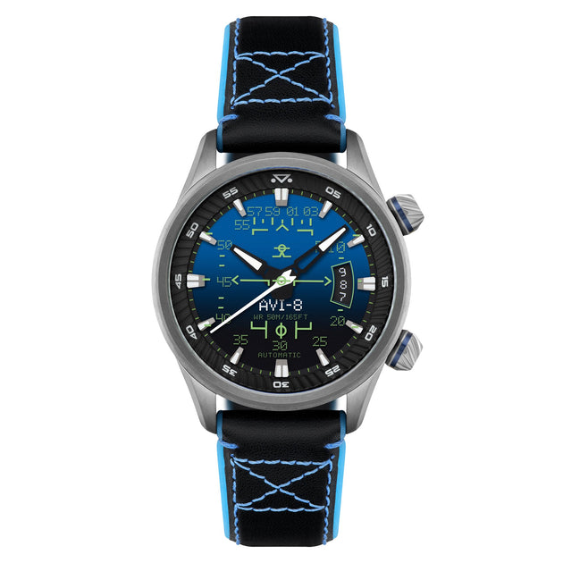 AVI-8 Hawker Harrier HUD Automatic Gradient Blue
