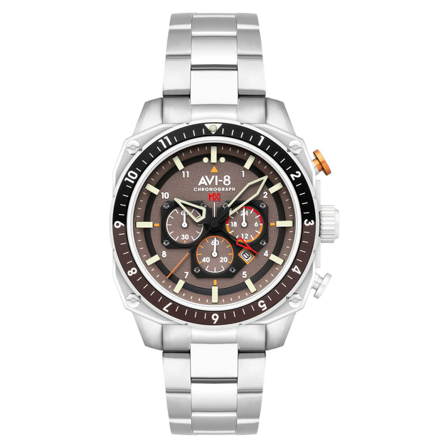 AVI-8 Hawker Hunter Atlas Dual Time Chronograph Shadow Grey