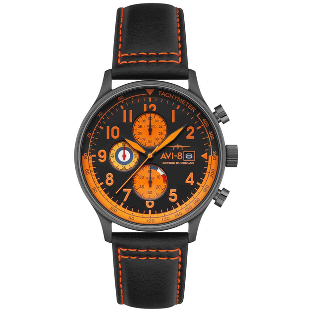 AVI-8 Hawker Hurricane Classic Chronograph Noire