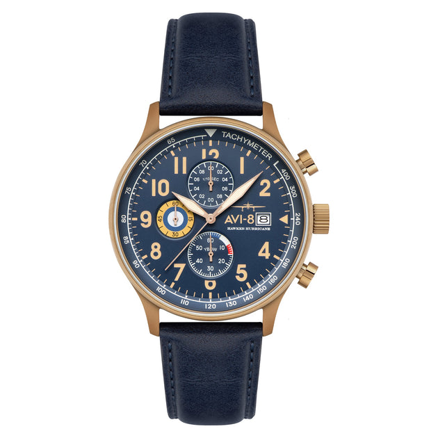 AVI-8 Hawker Hurricane Classic Chronograph Regent Blue