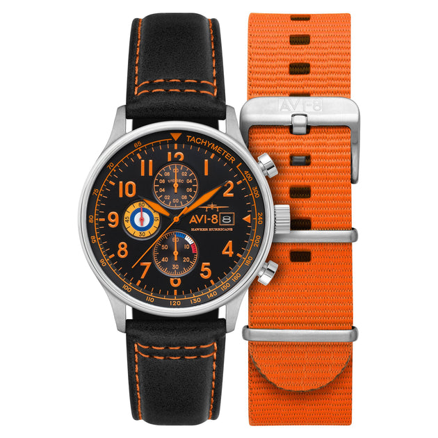 AVI-8 Hawker Hurricane Classic Chronograph Tiger Orange