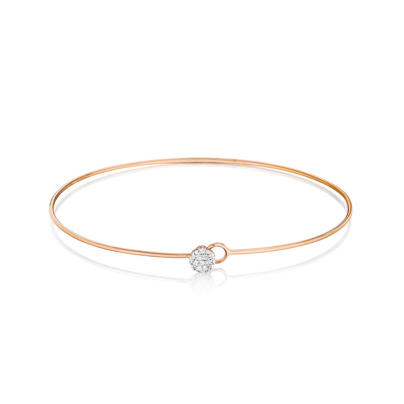 Phillips House 14K Rose Gold 0.12ctw Wire Infinity Love Always Bracelet- B0115DR
