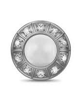 White Moon Galaxy Charm (Silver/White)