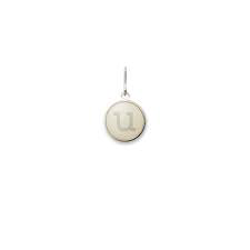 Letter U Etching Charm (14kt Gold)