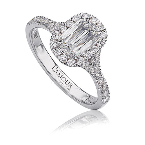 Christopher Design L'Amour Collection Diamond Halo Engagement Ring - L103-075/V11336