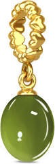 August Protection Charm (Gold/Green)