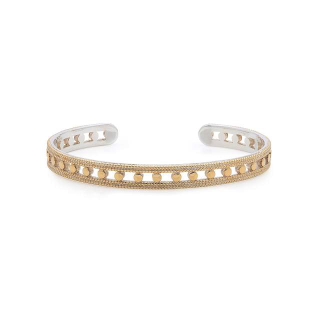 Open Circle Cuff Bracelet (Gold)