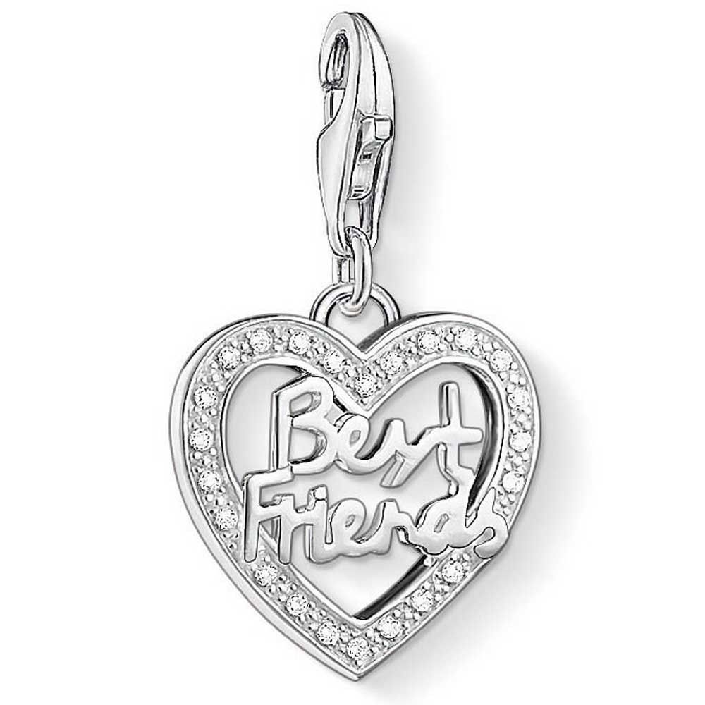 Best Friend Charm (Silver)