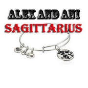 Sagittarius III Charm Bangle Bracelet (Silver)