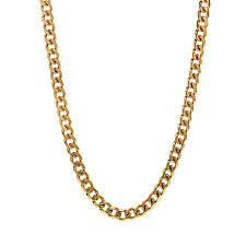 11mm Gold Cuban Link Steel Necklace