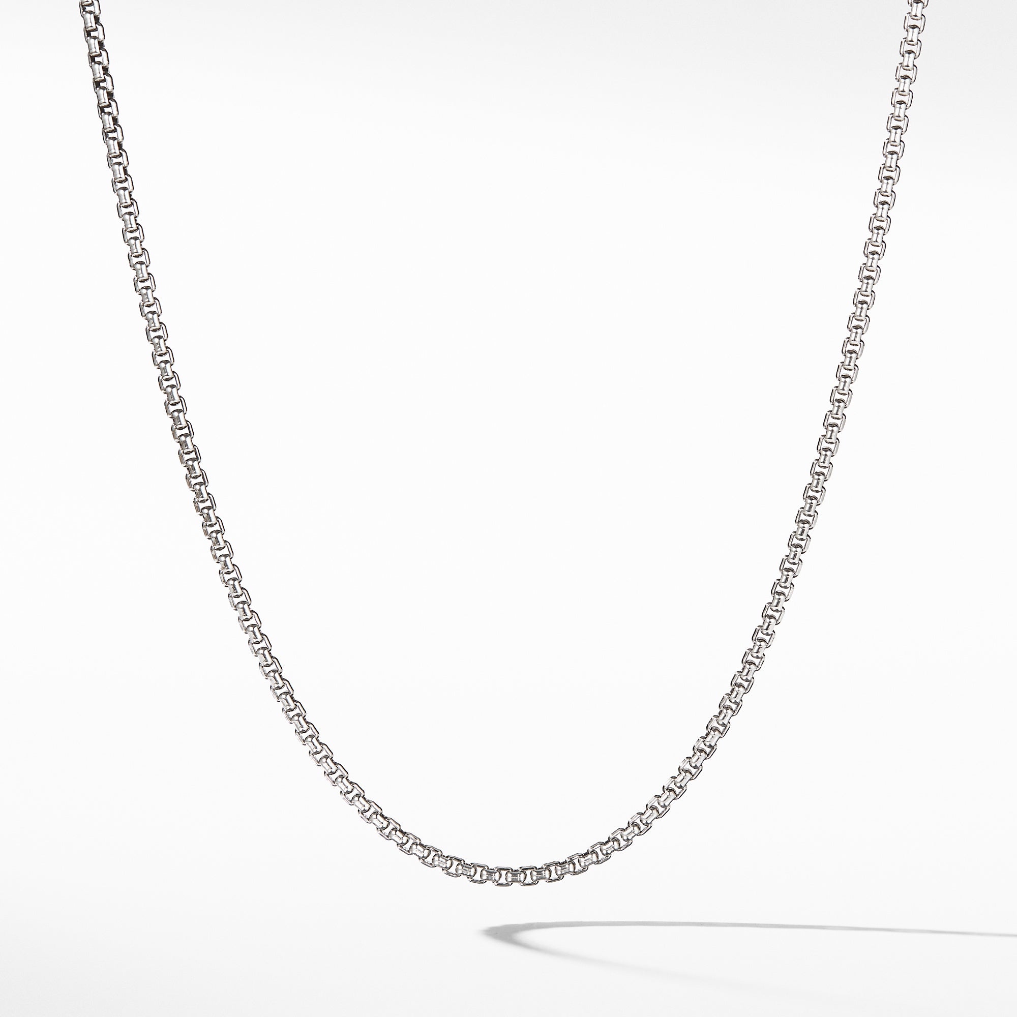 David Yurman Box Chain Necklace with Gold, 16" - CH0104 S416