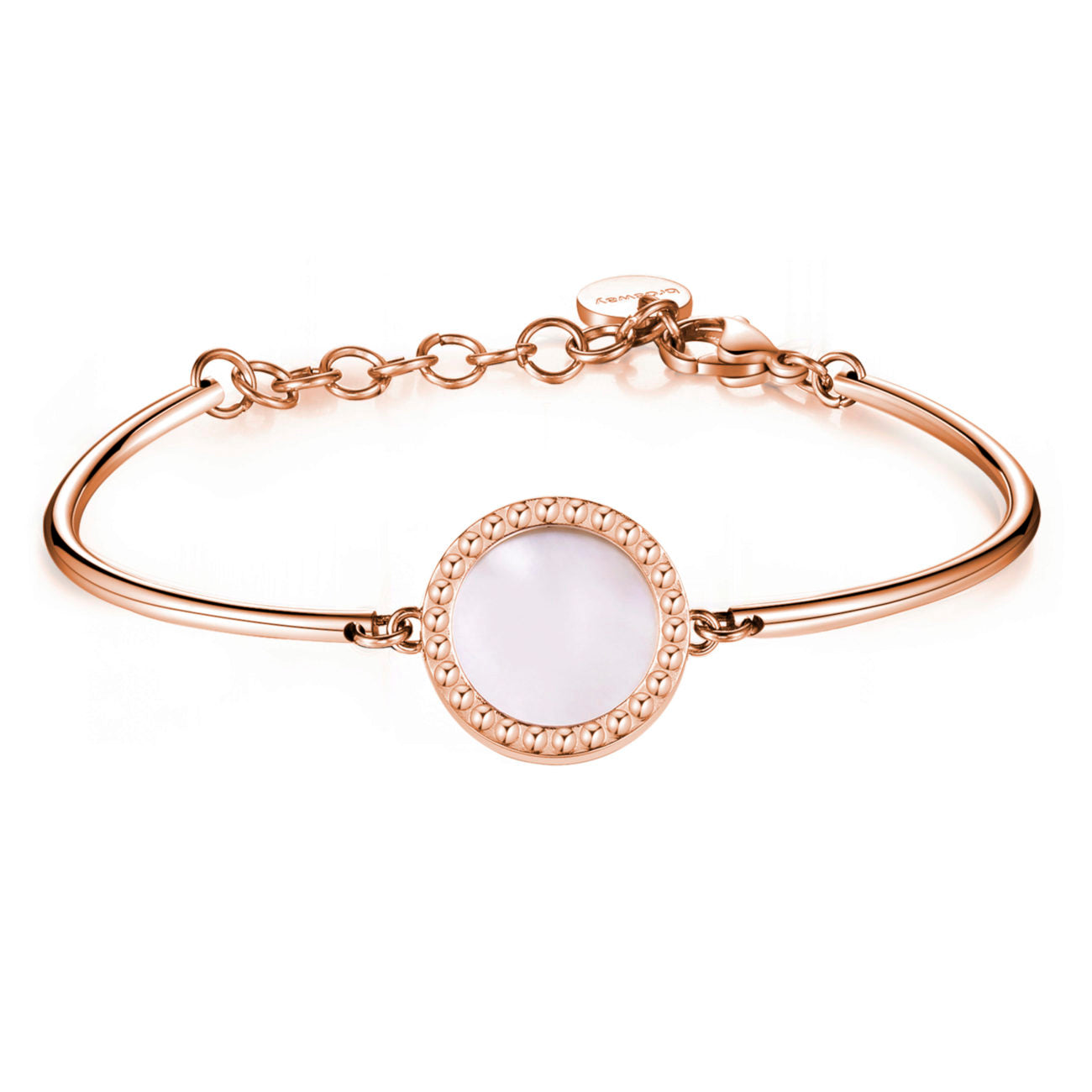 Chakra Mother of Pearl Bracelet (Rose-Gold)