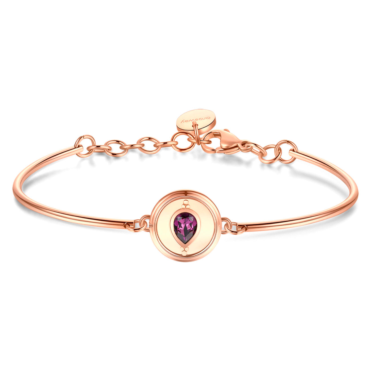 Amethyst Droplet Bracelet