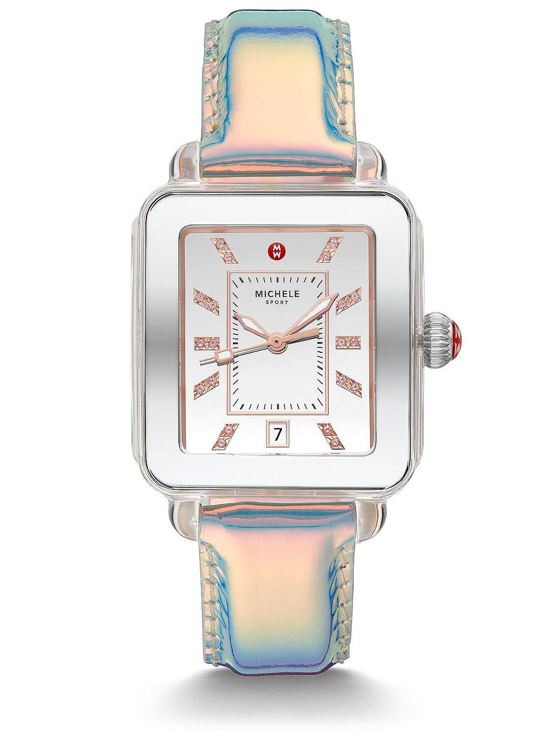 Deco Sport Stainless Topaz Dial Watch