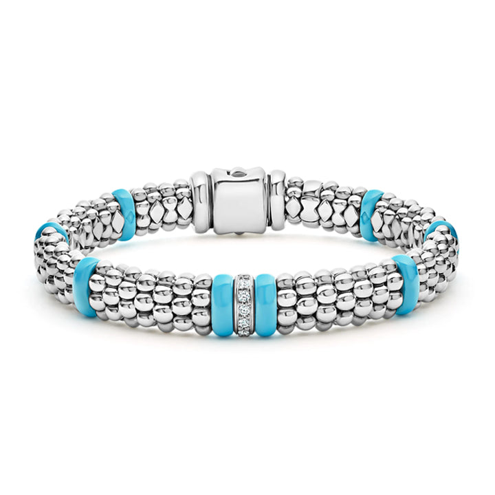 Lagos Blue Caviar Diamond Caviar Bracelet - 05-81334-CT7