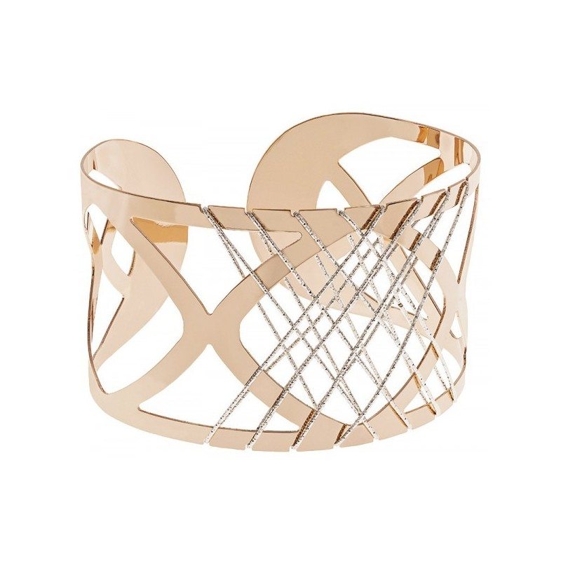 Evanescence Bronze & Brass Wide Bangle