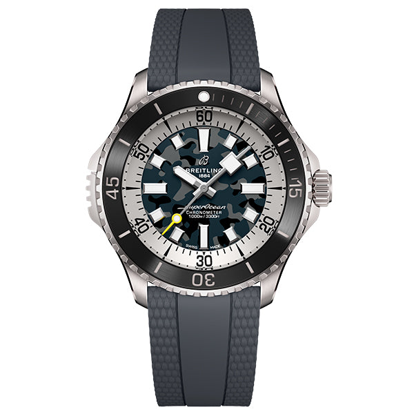 Breitling Superocean Automatic 46 Super Diver Black on Rubber - E10379351B1S1
