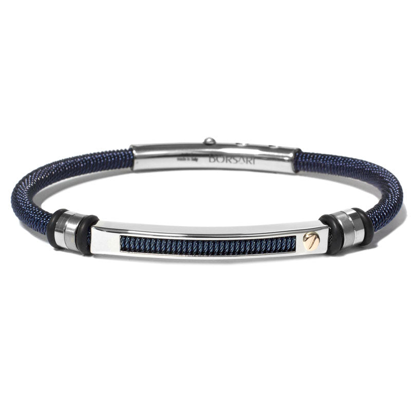 AUDACE NAUTICO Stainless-Steel Bracelet with Rose-Gold Screw