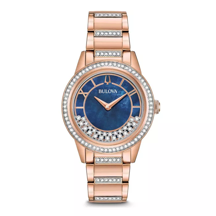 Bulova® Analogue 'Turnstyle' Women's Watch 98L247