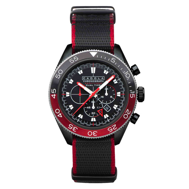 Cadola Ahrens Chronograph Eclipse Red