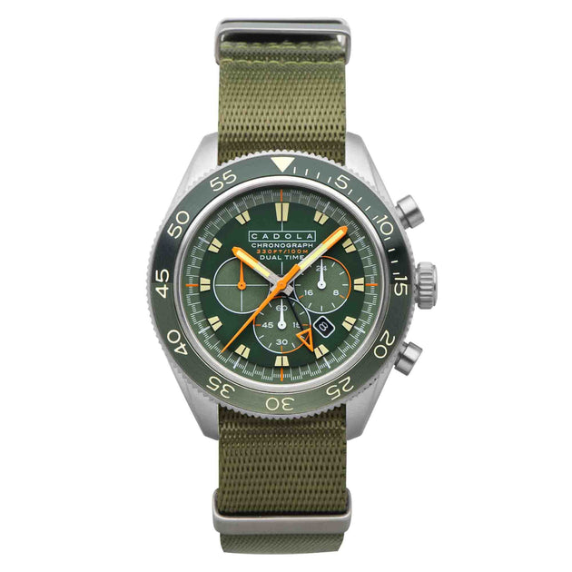 Cadola Ahrens Chronograph Track Green