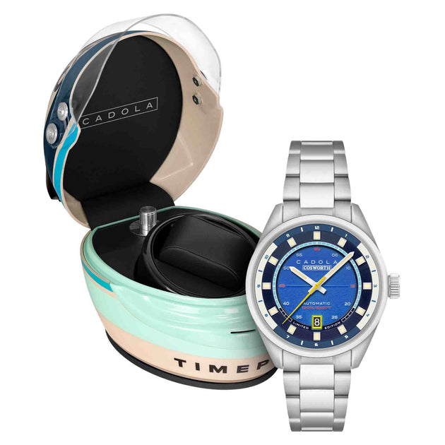 Cadola DFV-Cosworth Automatic Mika Limited Edition + Helmet Watch Winder