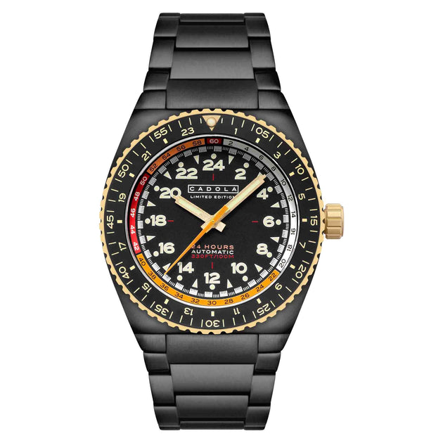 Cadola Dog Leg Automatic Machined Black