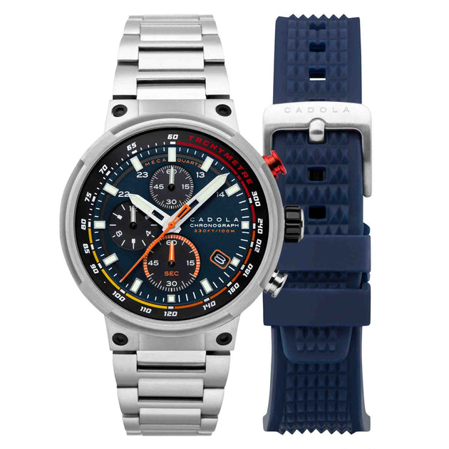 Cadola Surtees Meca Quartz Chronograph Deep Blue