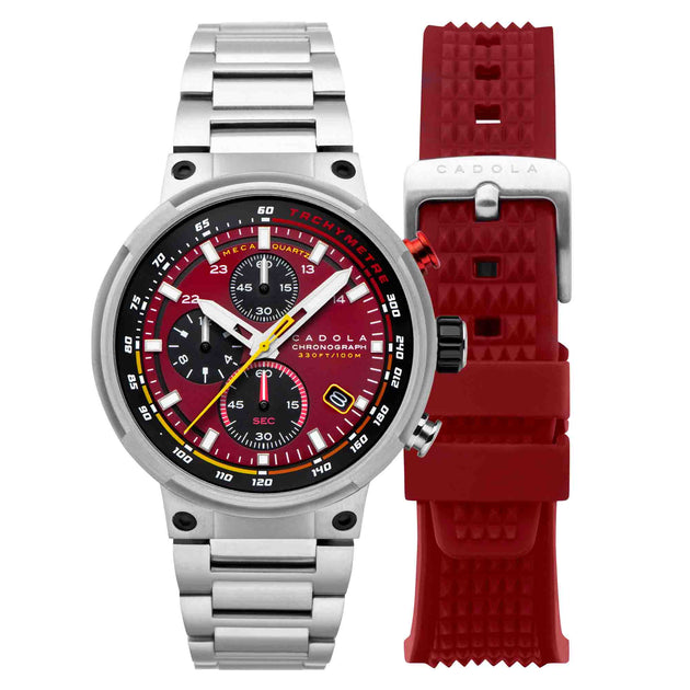 Cadola Surtees Meca Quartz Chronograph Diablo Red