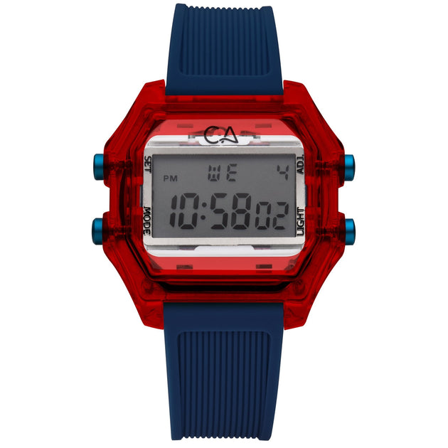 California Watch Co. Venice Beach Digital Red White Navy