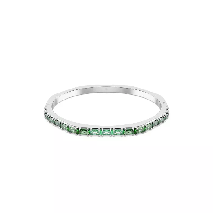 Swarovski® 'Matrix Baguette' Women's Base Metal Bracelet - Silver 5705785