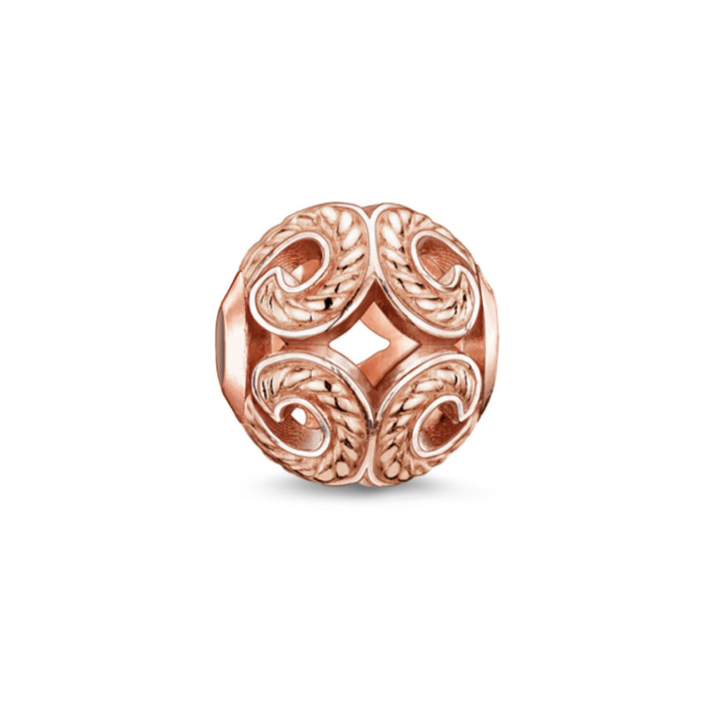 Wave Bead (Rose-Gold)