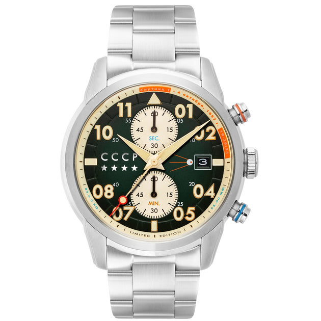 CCCP Space Chronograph Green