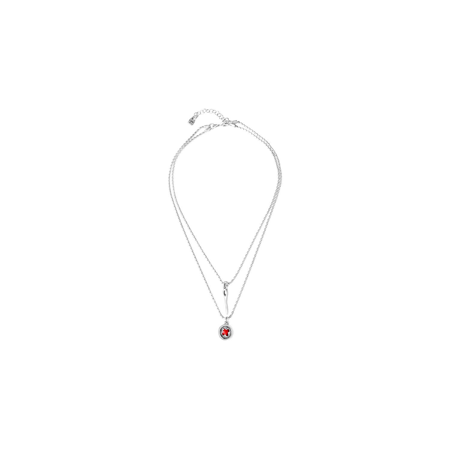 LADY IN RED NECKLACE