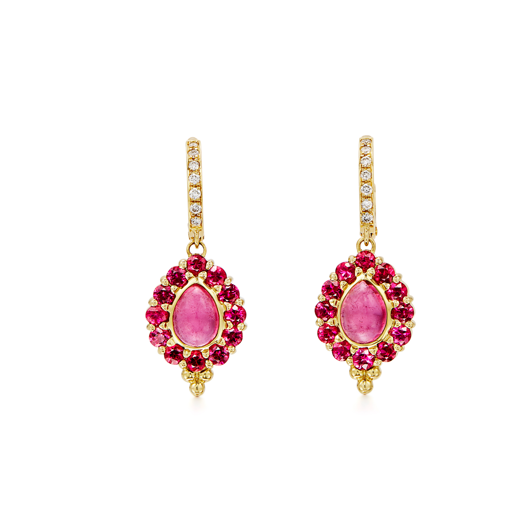 Temple St. Clair 18K Color Theory Earrings- E44662-PTPSRBR